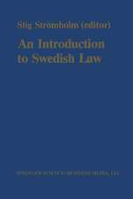 An Introduction to Swedish Law: Volume 1