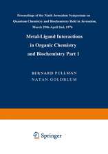 Metal-Ligand Interactions in Organic Chemistry and Biochemistry: Part 1