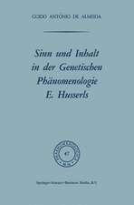 Sinn und Inhalt in der Genetischen Phänomenologie E. Husserls