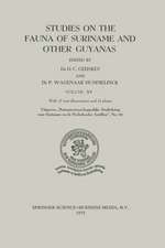 Studies on the Fauna of Suriname and other Guyanas: Volume XV