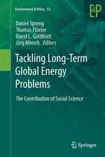 Tackling Long-Term Global Energy Problems: The Contribution of Social Science