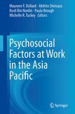 Psychosocial Factors at Work in the Asia Pacific