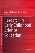 Research in Early Childhood Science Education