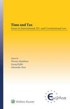 TIME & TAX ISSUES IN INTL EU &