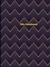 Mix Notebook: Dickes Notizbuch Skizzenbuch