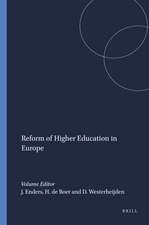 Reform of Higher Education in Europe