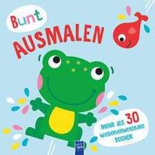 Bunt ausmalen (Cover blau / Frosch)