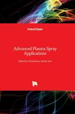 Advanced Plasma Spray Applications