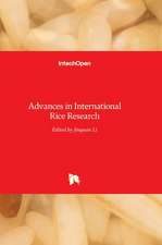 Advances in International Rice Research