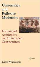 University and Reflexive Modernity: Institutional Ambiguities and Unintended Consequences