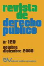 REVISTA DE DERECHO PÚBLICO (Venezuela), No. 120, octubre-diciembre 2009