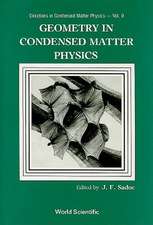 Geometry in Condensed Matter Physics