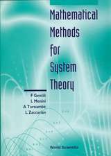 Mathematical Methods for Systems Theory