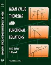 Mean Value Theorems and Functional Equat