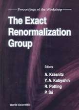 The Exact Renormalization Group