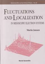 Fluctuations and Localization in Mesoscopic Electron Systems