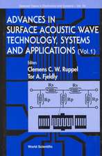 Advances in Surface Acoustic Wave Technology, Systems and Applications (Volume 1)