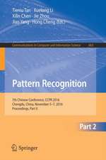 Pattern Recognition: 7th Chinese Conference, CCPR 2016, Chengdu, China, November 5-7, 2016, Proceedings, Part II