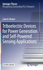 Triboelectric Devices for Power Generation and Self-Powered Sensing Applications