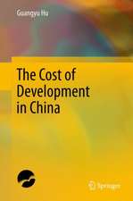 The Cost of Development in China