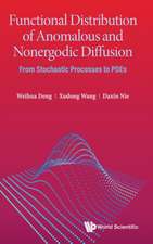 Functional Distribution of Anomalous and Nonergodic Diffusion: From Stochastic Processes to Pdes