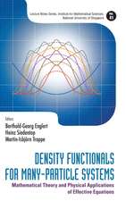 DENSITY FUNCTIONALS FOR MANY-PARTICLE SYSTEMS