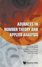 ADVANCES IN NUMBER THEORY AND APPLIED ANALYSIS