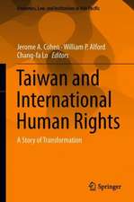 Taiwan and International Human Rights: A Story of Transformation