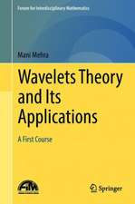 Wavelets Theory and Its Applications: A First Course