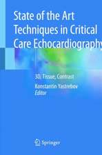 State of the Art Techniques in Critical Care Echocardiography: 3D, Tissue, Contrast