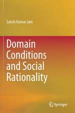 Domain Conditions and Social Rationality