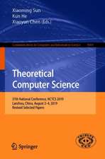 Theoretical Computer Science: 37th National Conference, NCTCS 2019, Lanzhou, China, August 2–4, 2019, Revised Selected Papers