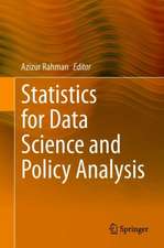 Statistics for Data Science and Policy Analysis