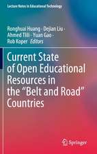 Current State of Open Educational Resources in the “Belt and Road” Countries