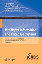 Intelligent Information and Database Systems: 12th Asian Conference, ACIIDS 2020, Phuket, Thailand, March 23–26, 2020, Proceedings