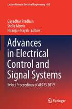 Advances in Electrical Control and Signal Systems: Select Proceedings of AECSS 2019