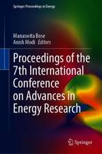 Proceedings of the 7th International Conference on Advances in Energy Research