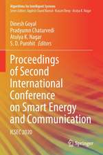 Proceedings of Second International Conference on Smart Energy and Communication: ICSEC 2020