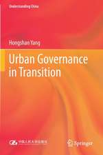 Urban Governance in Transition