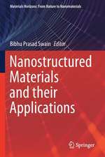 Nanostructured Materials and their Applications