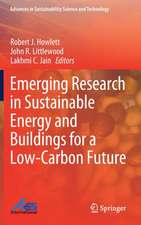 Emerging Research in Sustainable Energy and Buildings for a Low-Carbon Future