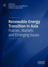 Renewable Energy Transition in Asia: Policies, Markets and Emerging Issues