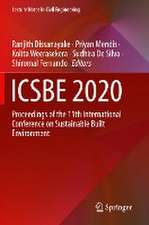 ICSBE 2020: Proceedings of the 11th International Conference on Sustainable Built Environment