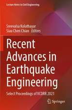 Recent Advances in Earthquake Engineering: Select Proceedings of VCDRR 2021