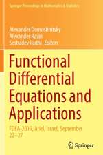 Functional Differential Equations and Applications