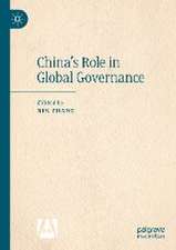 China’s Role in Global Governance