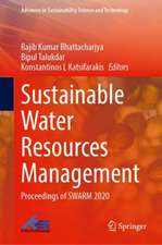 Sustainable Water Resources Management: Proceedings of SWARM 2020