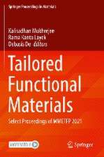 Tailored Functional Materials: Select Proceedings of MMETFP 2021