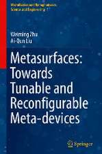 Metasurfaces: Towards Tunable and Reconfigurable Meta-devices