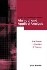 Abstract And Applied Analysis - Proceedings Of The Internati